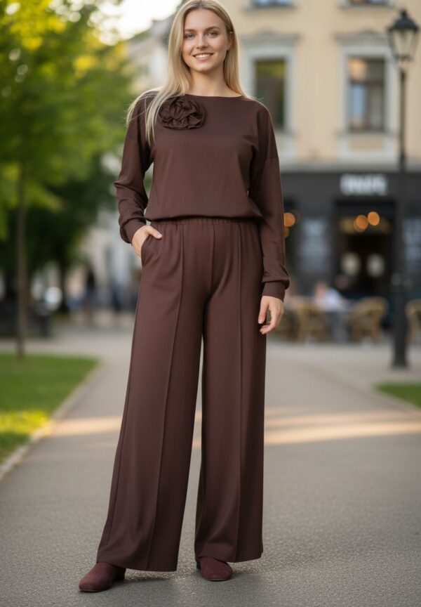 Komplet Dresowy TESS Czekoladowy